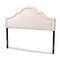 Baxton Studio Rita Light Pink Velvet Upholstered Full Size Headboard 155-9332 - alternate 1
